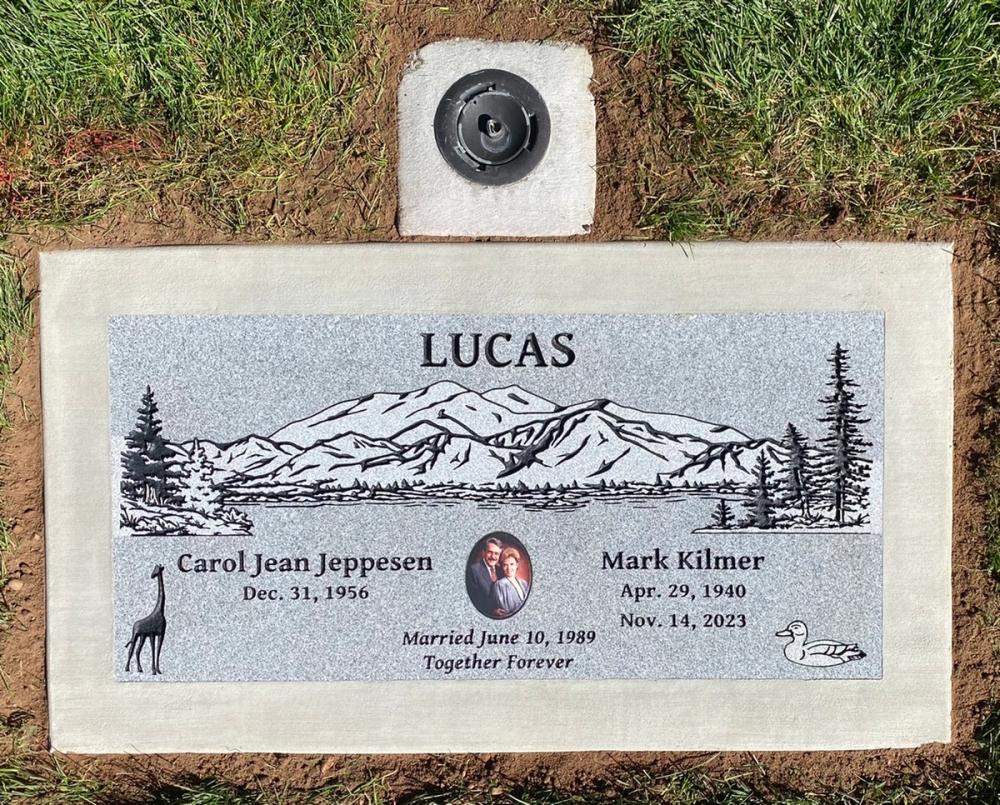 Companion Flush Mounts by Utah Headstone Design