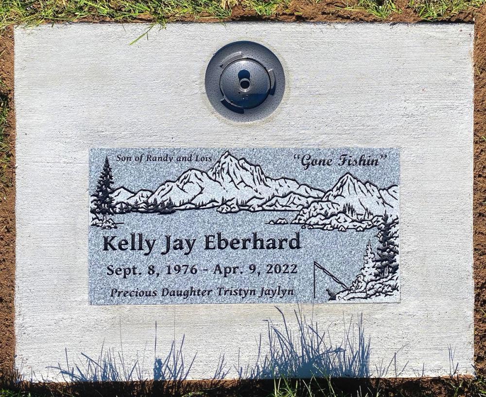 Individual Flush Mounts by Utah Headstone Design
