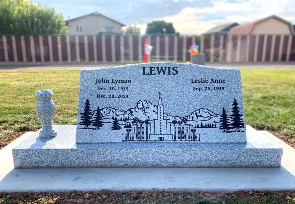 Companion Slants by Utah Headstone Design