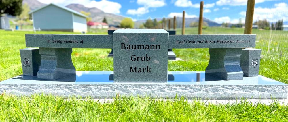 Benches by Utah Headstone Design