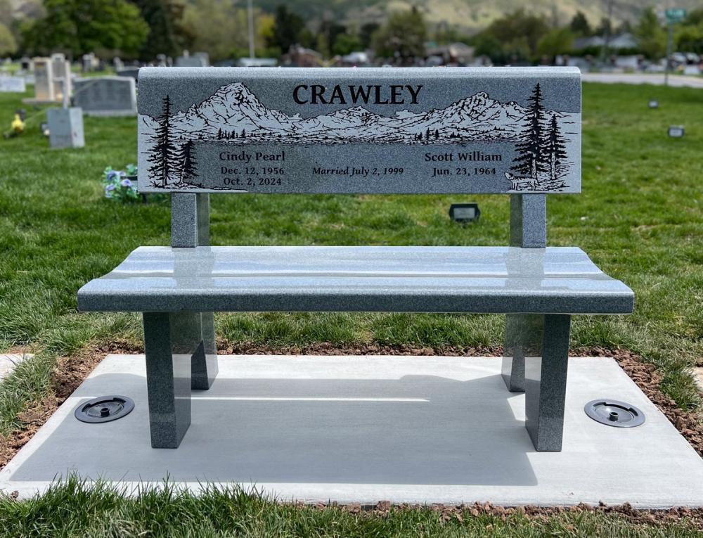 Benches by Utah Headstone Design