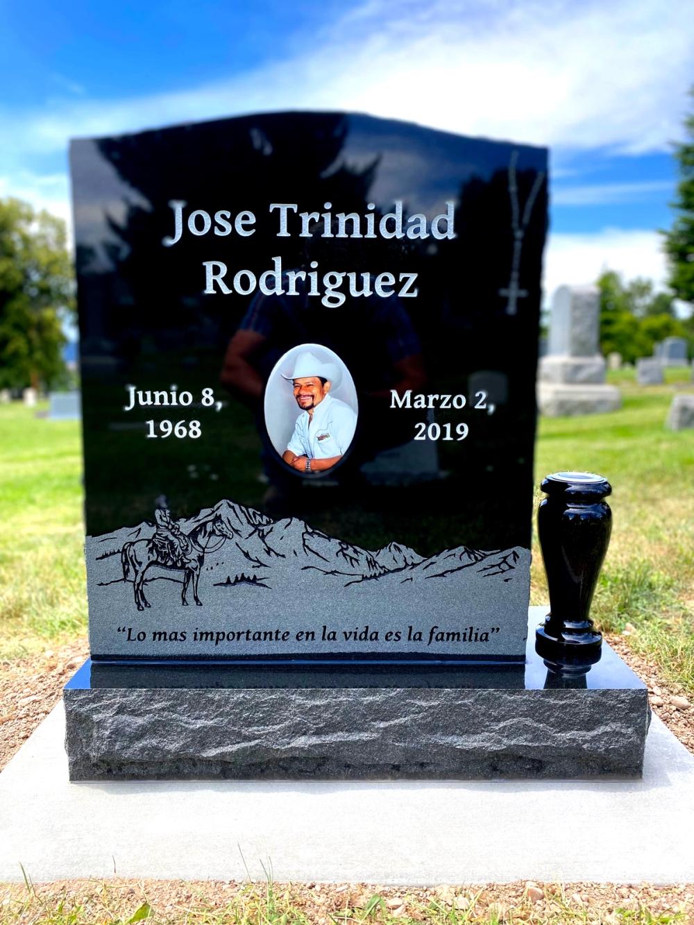 Individual Uprights by Utah Headstone Design