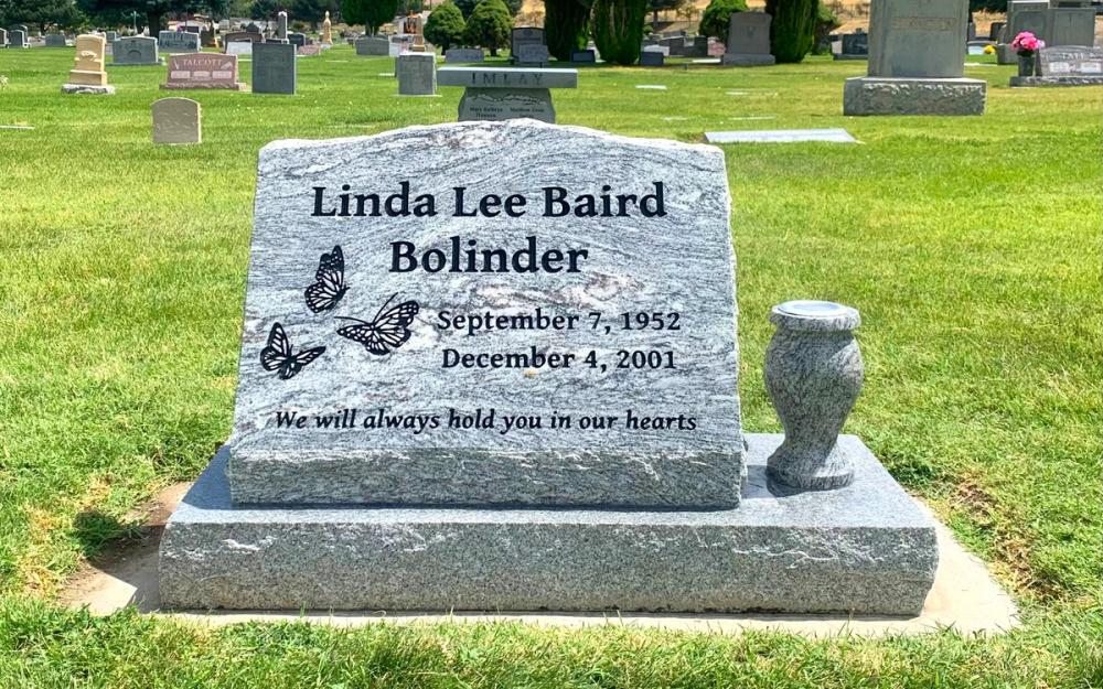 Individual Slants by Utah Headstone Design