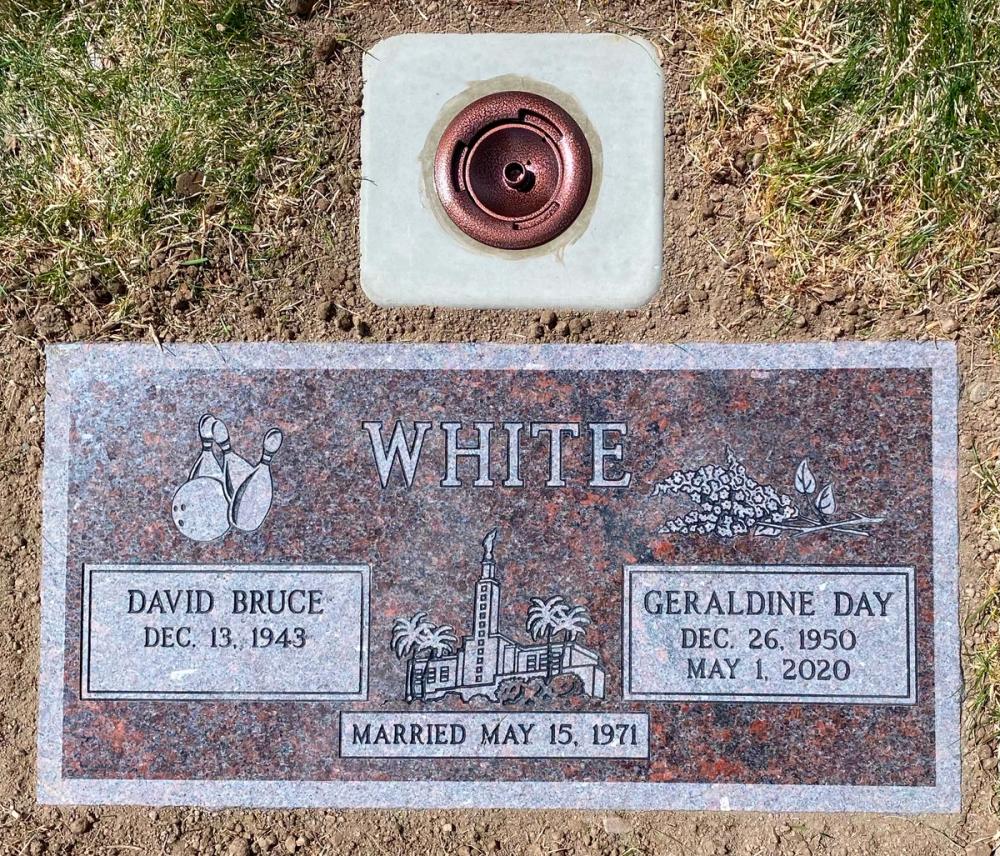 Companion Flush Mounts by Utah Headstone Design