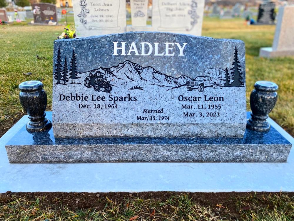 Companion Slants by Utah Headstone Design