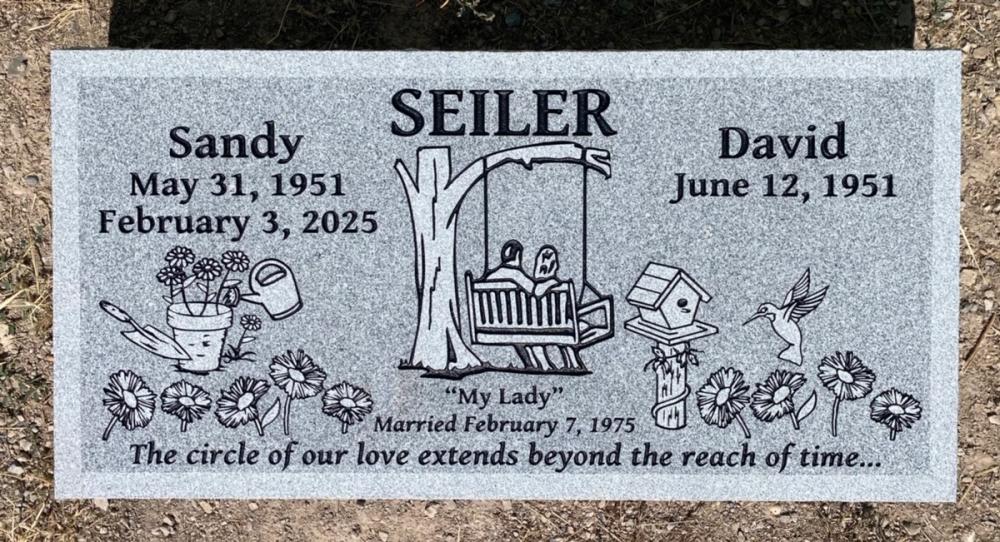 Companion Flush Mounts by Utah Headstone Design
