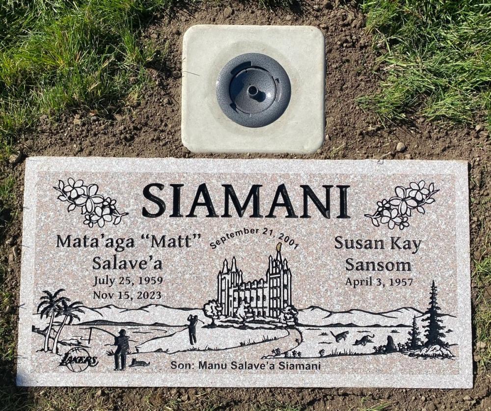 Companion Flush Mounts by Utah Headstone Design