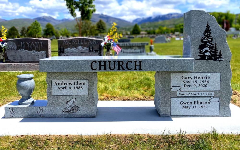 Benches by Utah Headstone Design