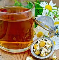 Arab chamomile tea