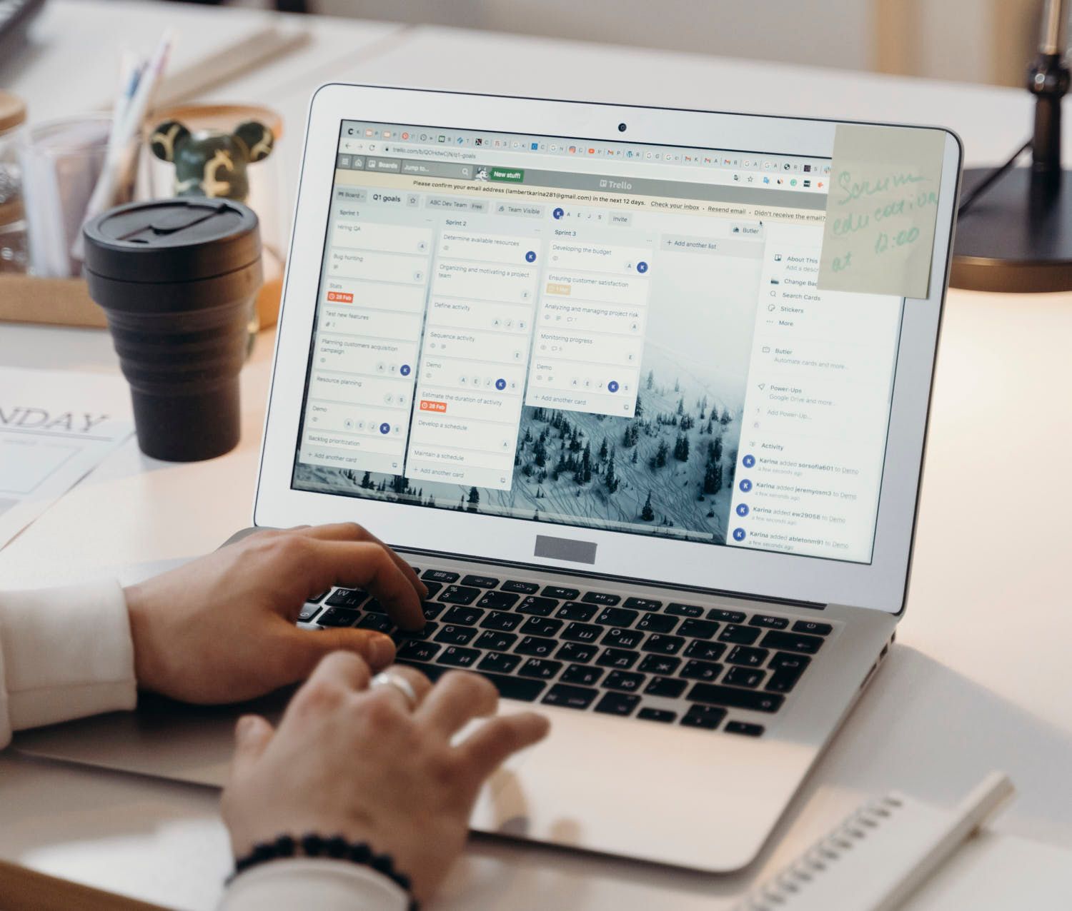 Project management software is a great way to stay organized and prioritize your tasks. There are several online options with free versions, such as Asana.