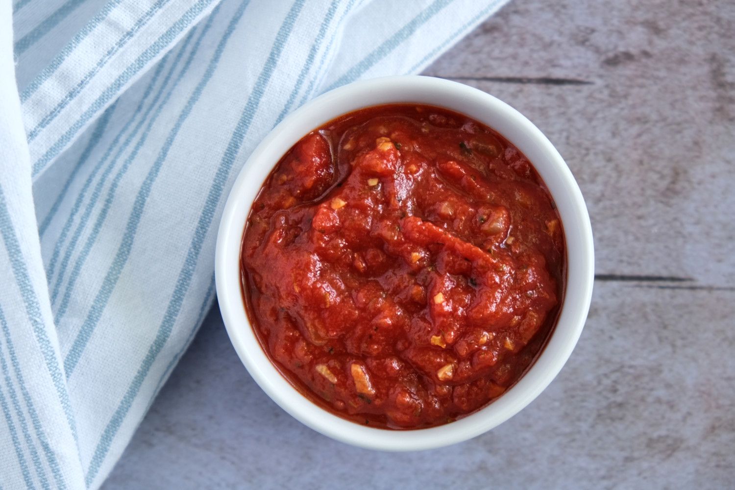 This recipe makes a thick and spicy sauce perfect for dipping!