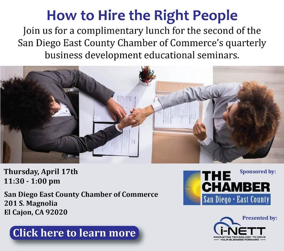 Flyer for How to Hire the Right People
