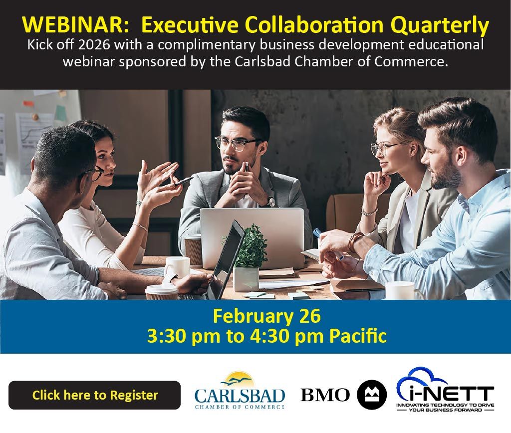 Group of people talking about the Executive Collaboration Quarterly Webinar by i-NETT