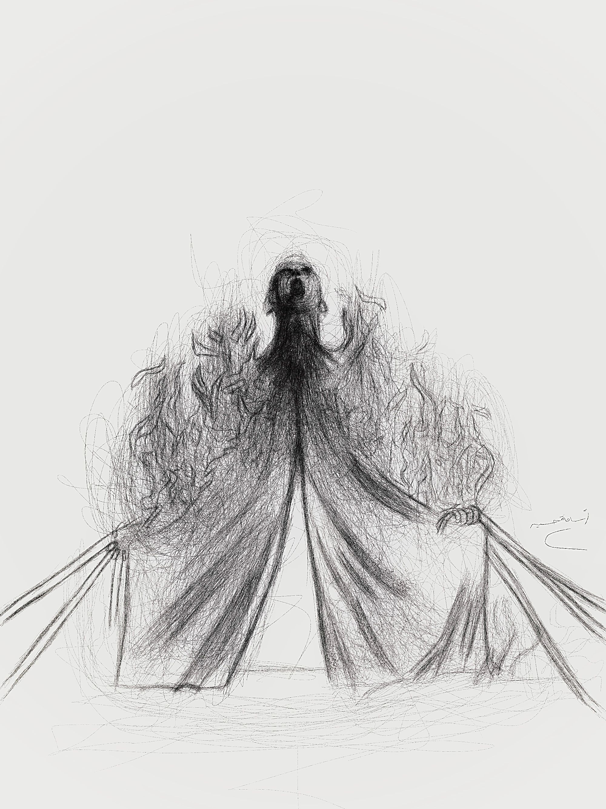 A Tent With It's Bodies Burning