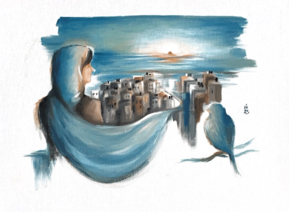 "Extension" Matted Giclee