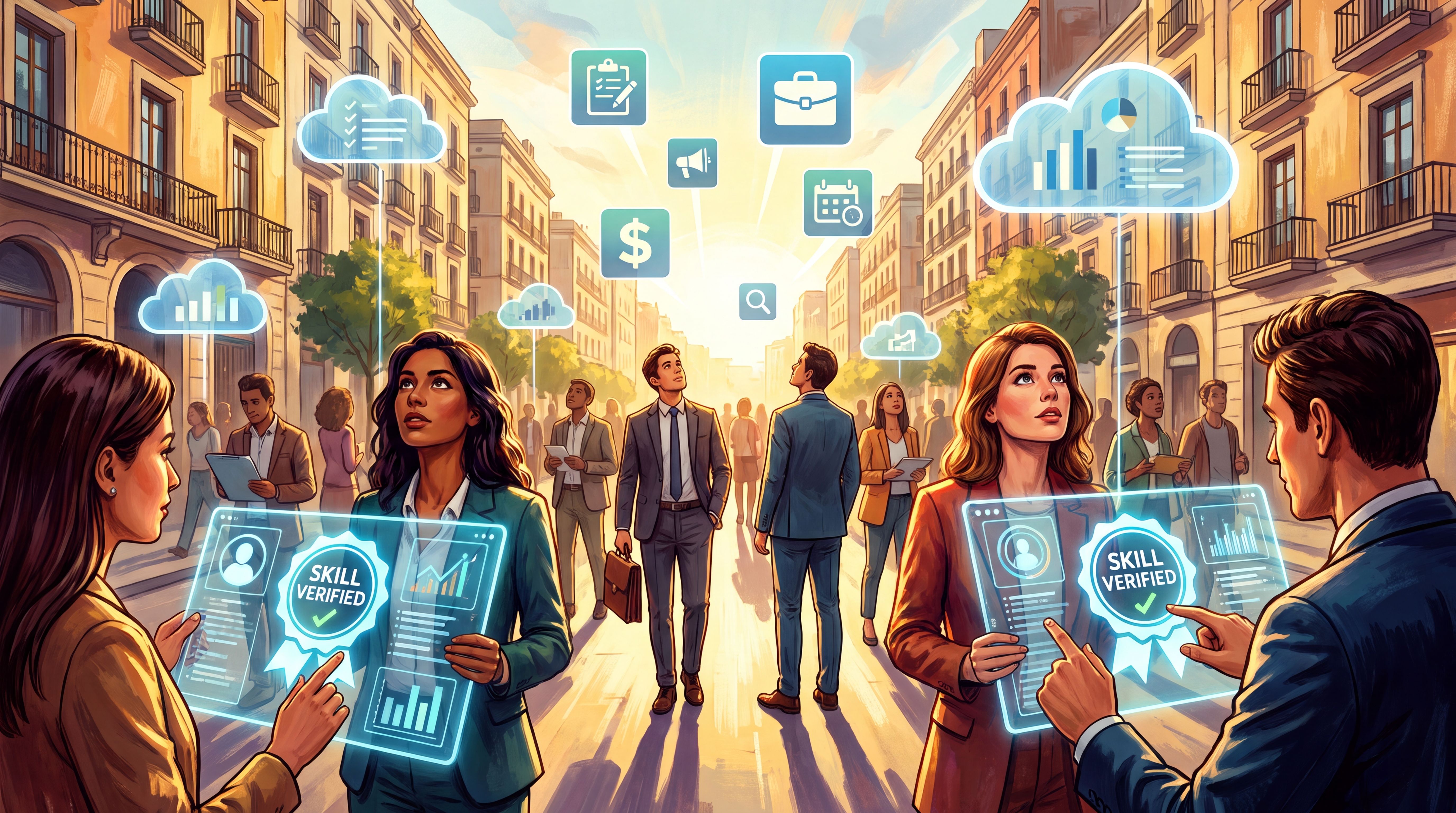 Jóvenes y reclutadores frente a habilidades digitales en el nuevo mercado laboral