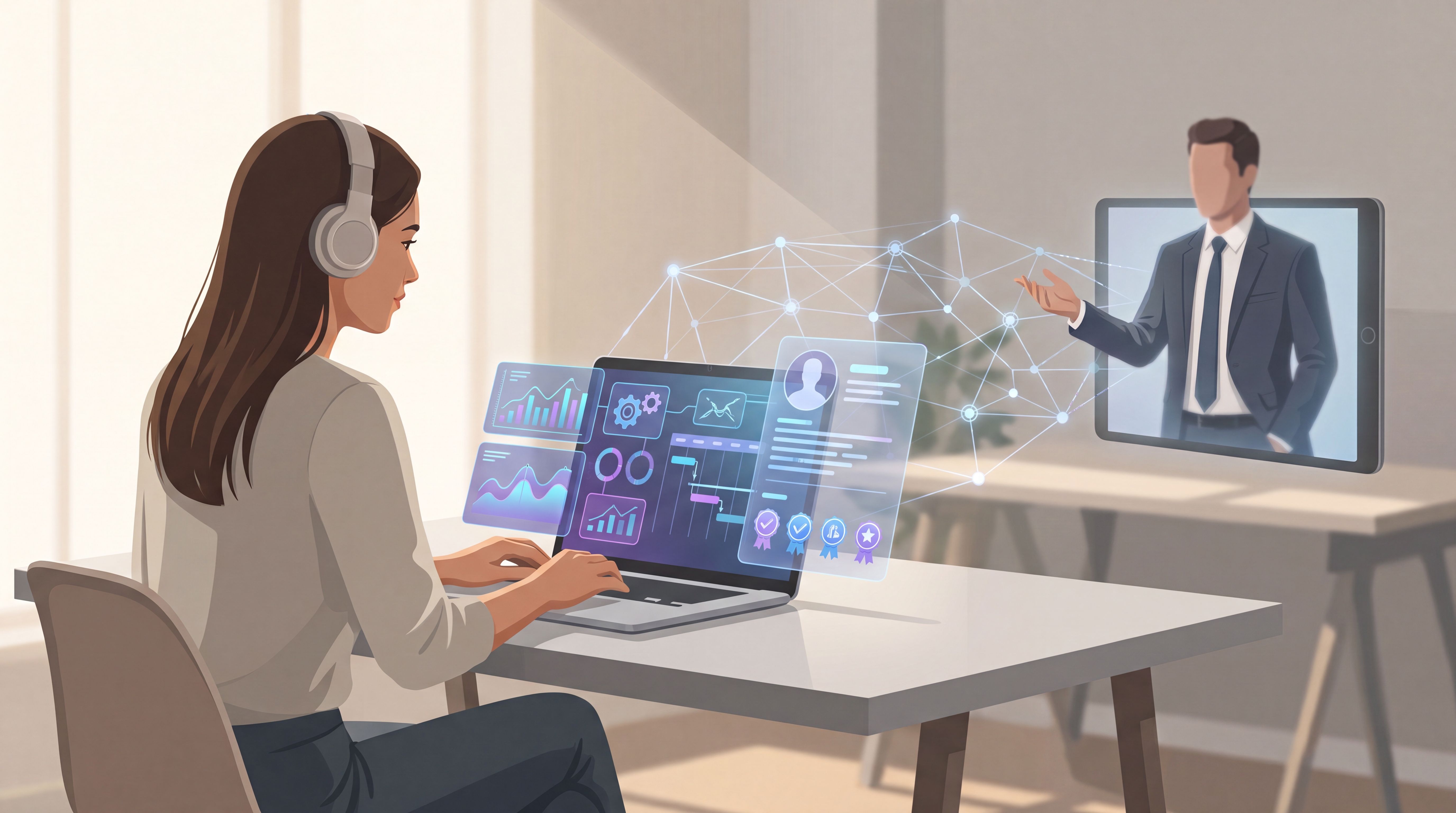 CV virtual con habilidades visibles para reclutadores y sistemas digitales