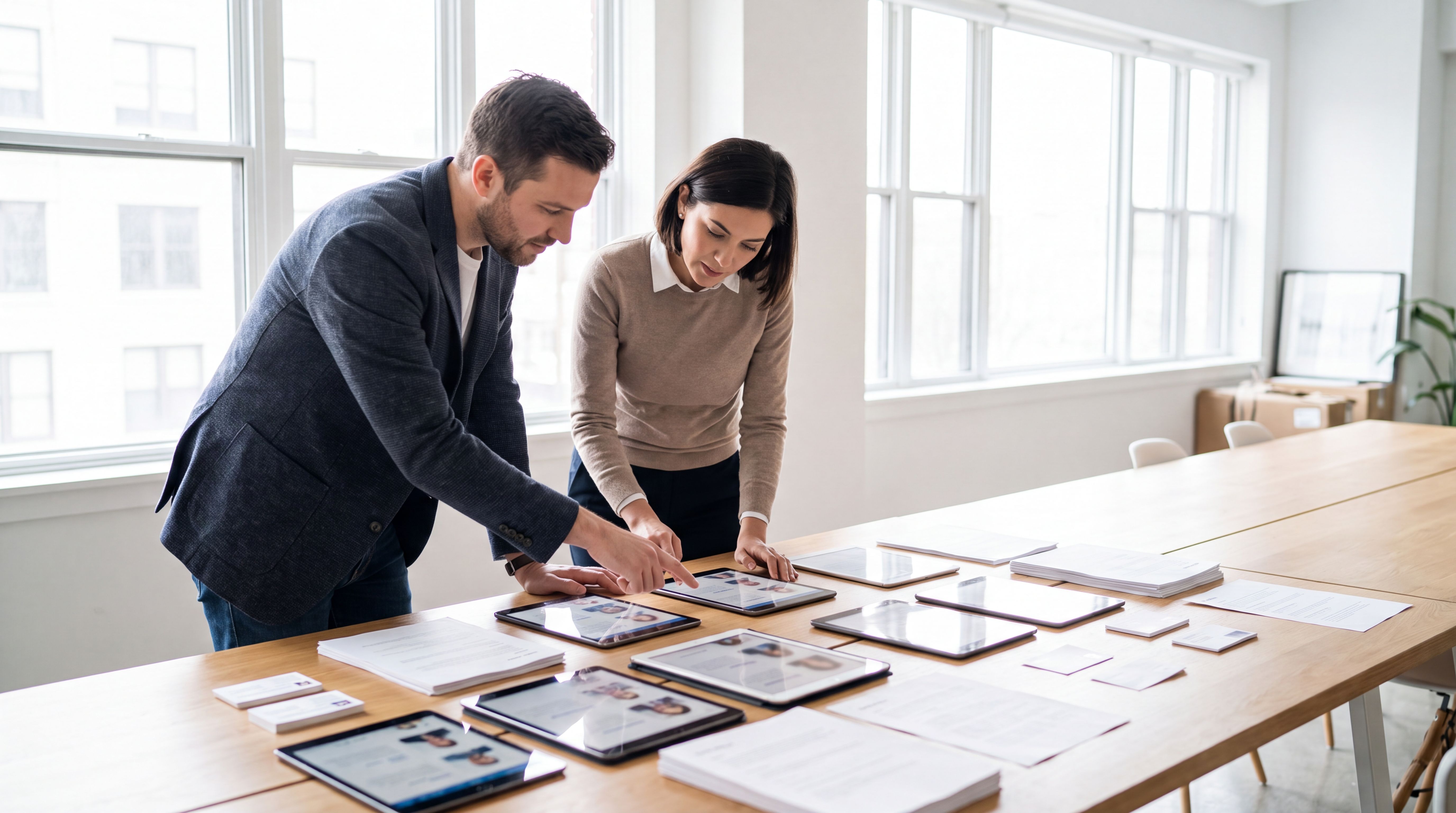 Founder and job seeker comparing resume tools and career profiles