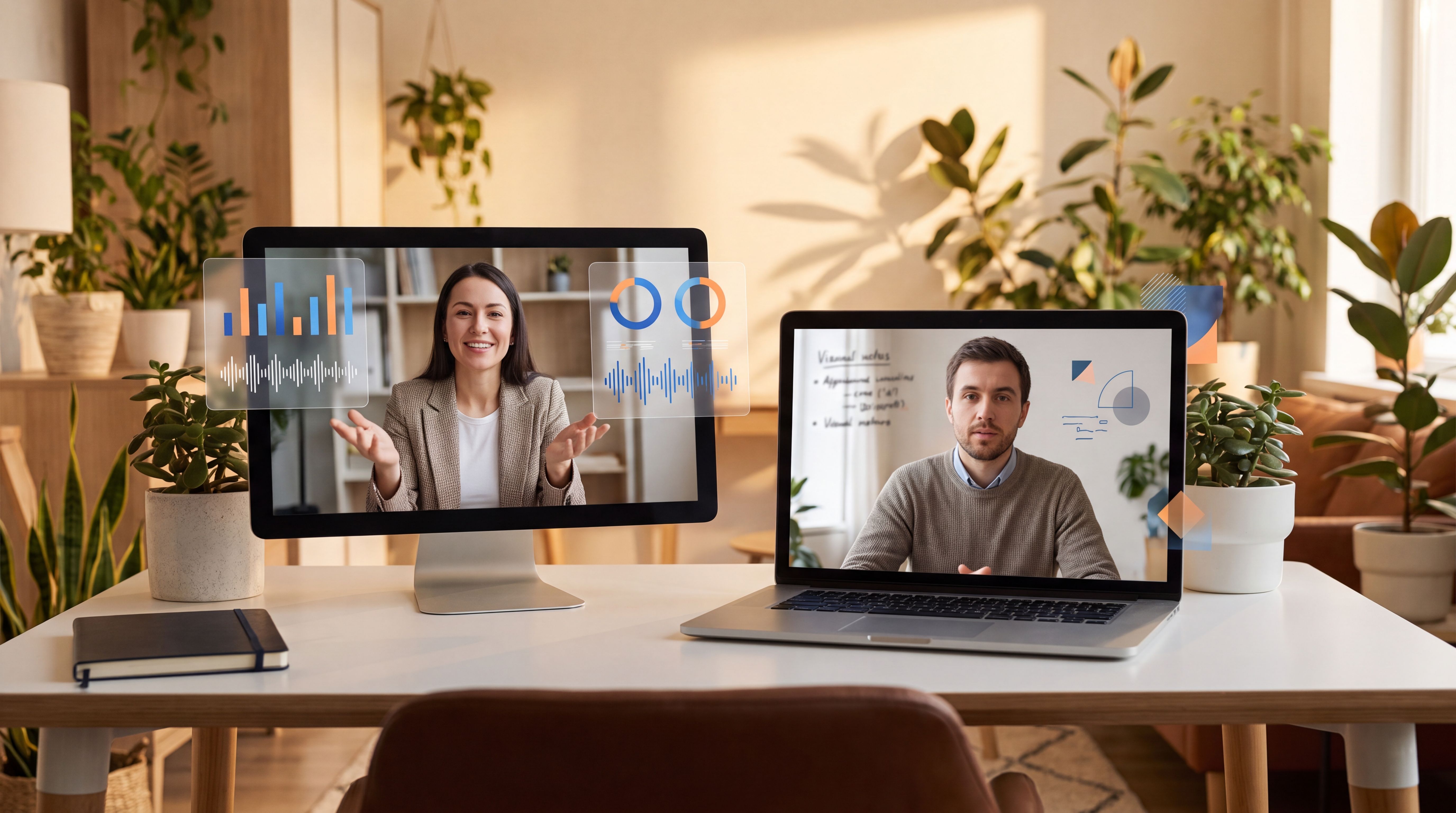 Entrevista laboral por videollamada con evaluación de idioma
