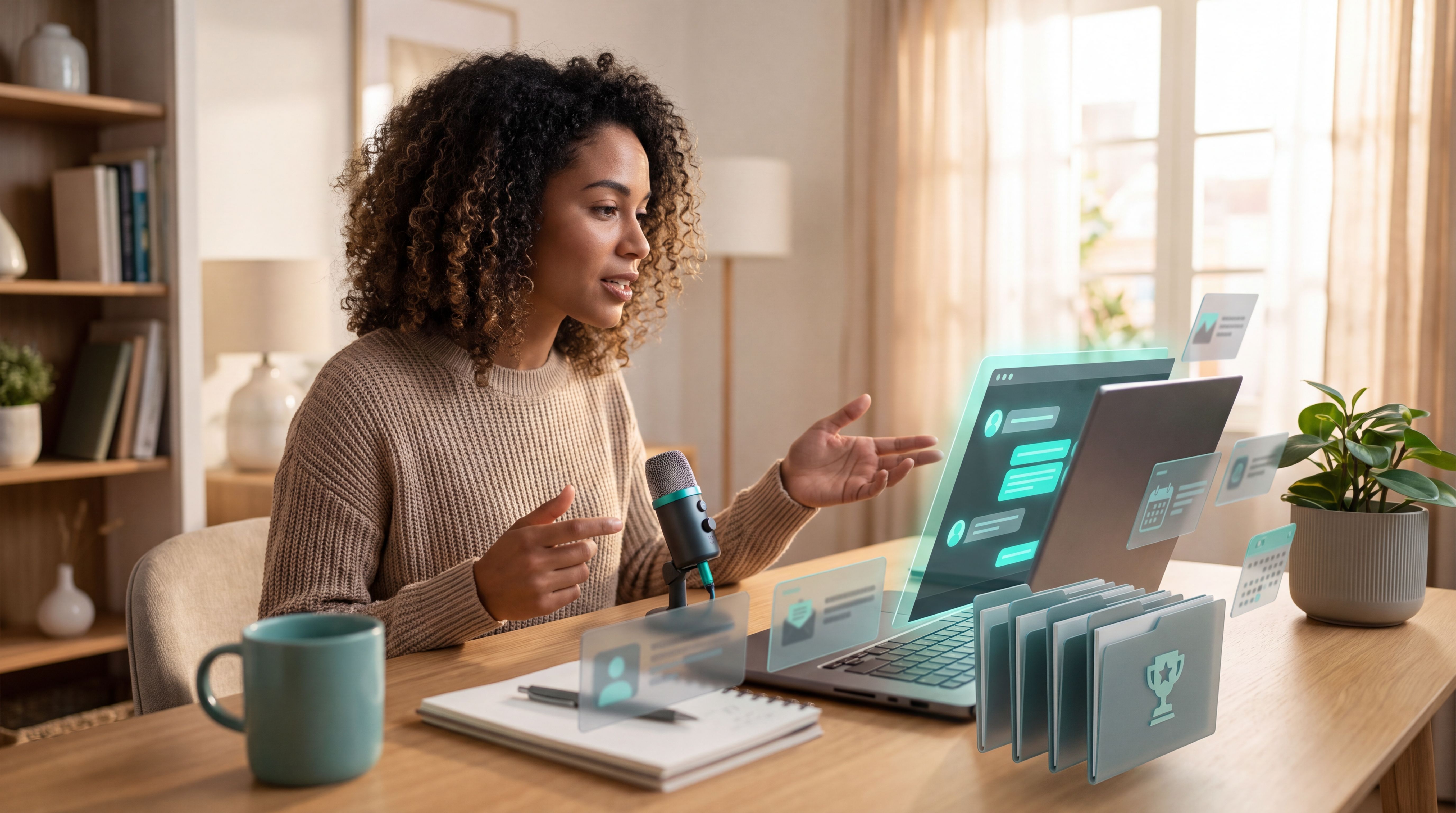 Professional turning work experience into structured achievements through AI conversation