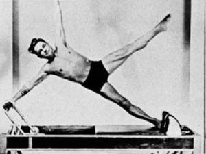 Joseph Pilates laitepilates-harjoituksessa, laitepilateksen historia