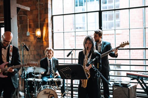 JJ Band at a conference