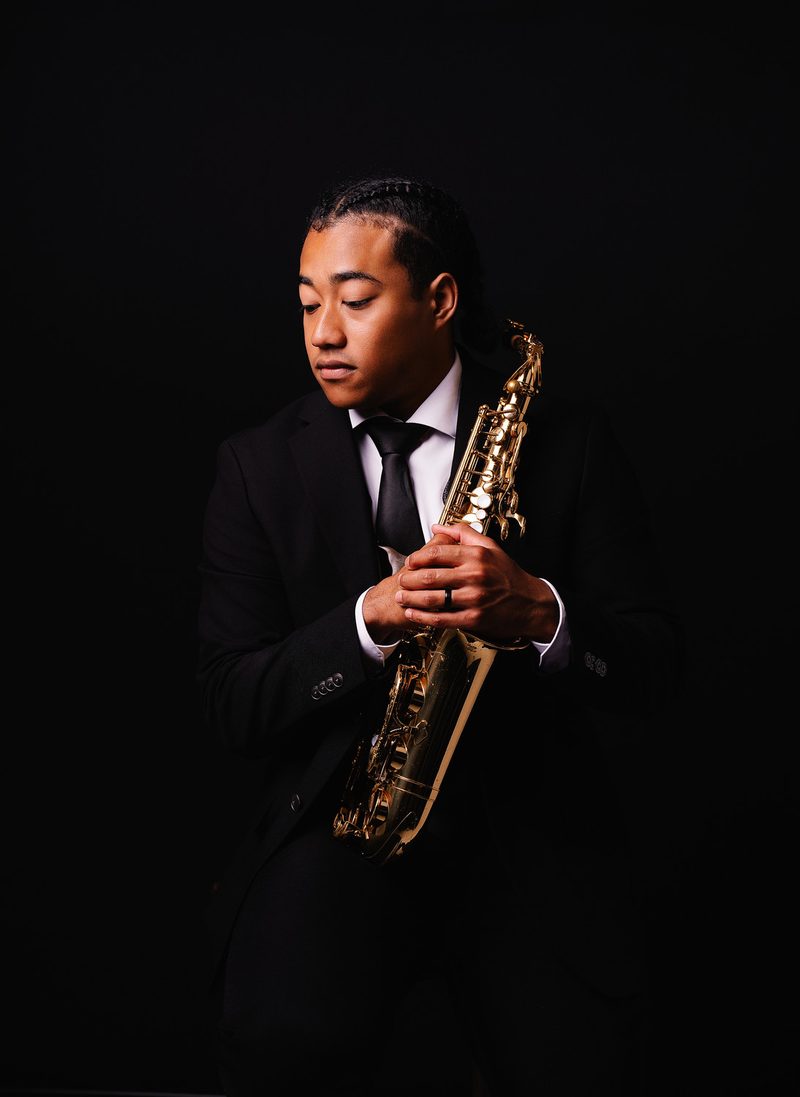 saxophone headshot