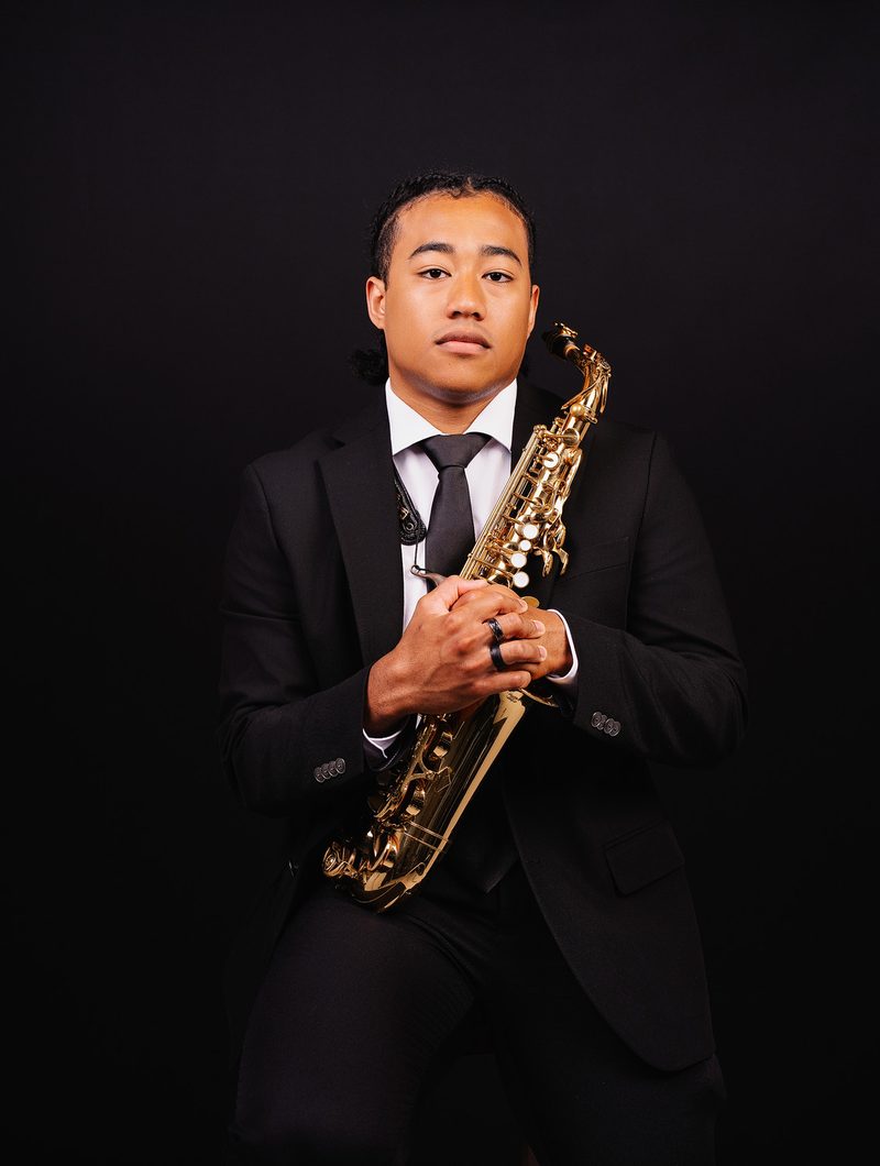 saxophone headshot