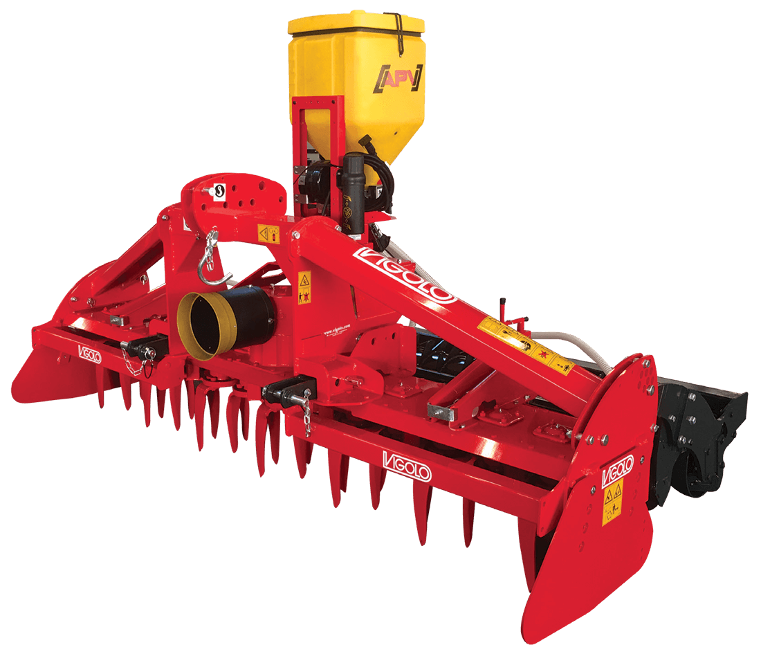 Vigolo Power Harrow Seeder APV from Kirkland UK 