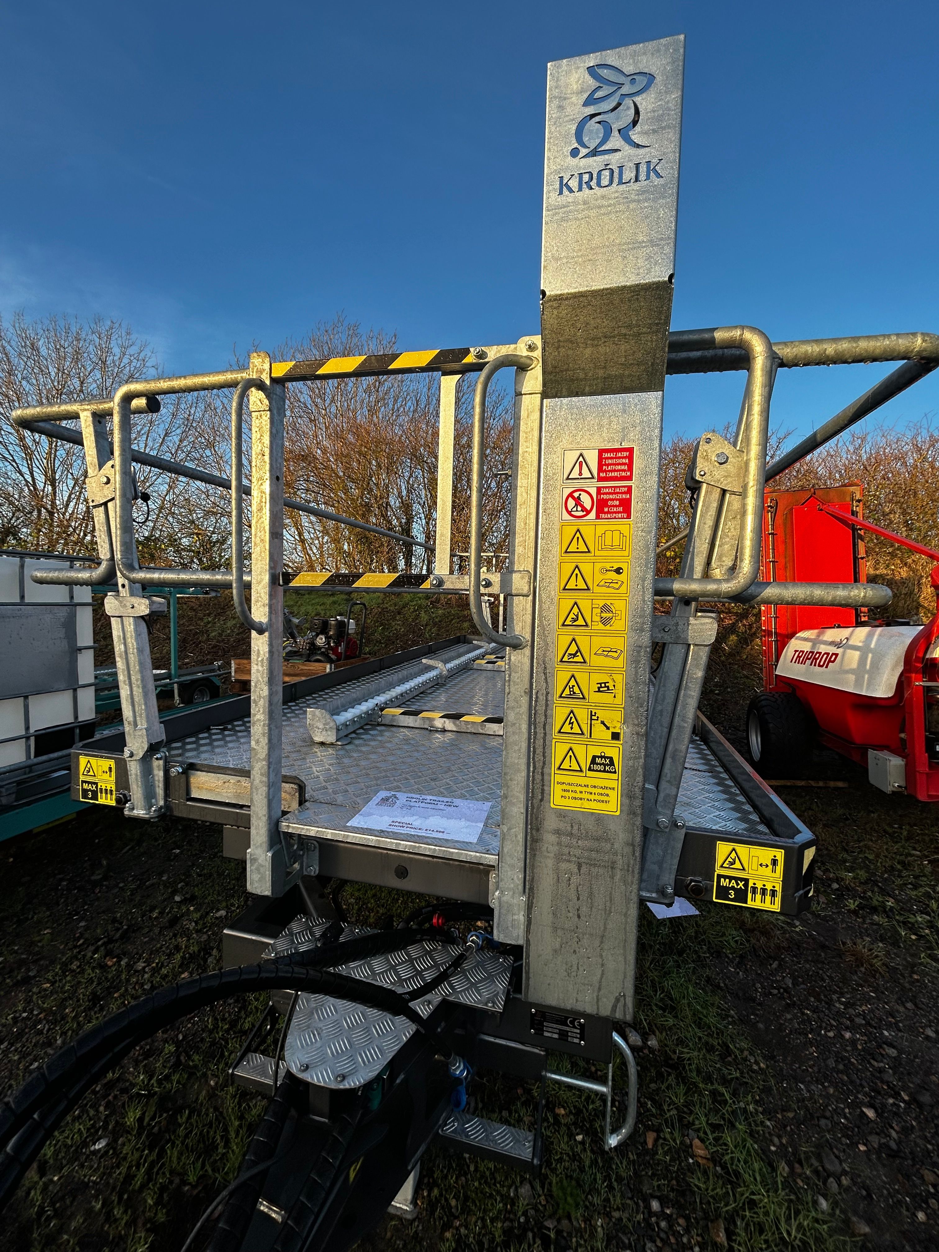 KROLIK TRAILED PLATFORM – NEW Kirkland UK