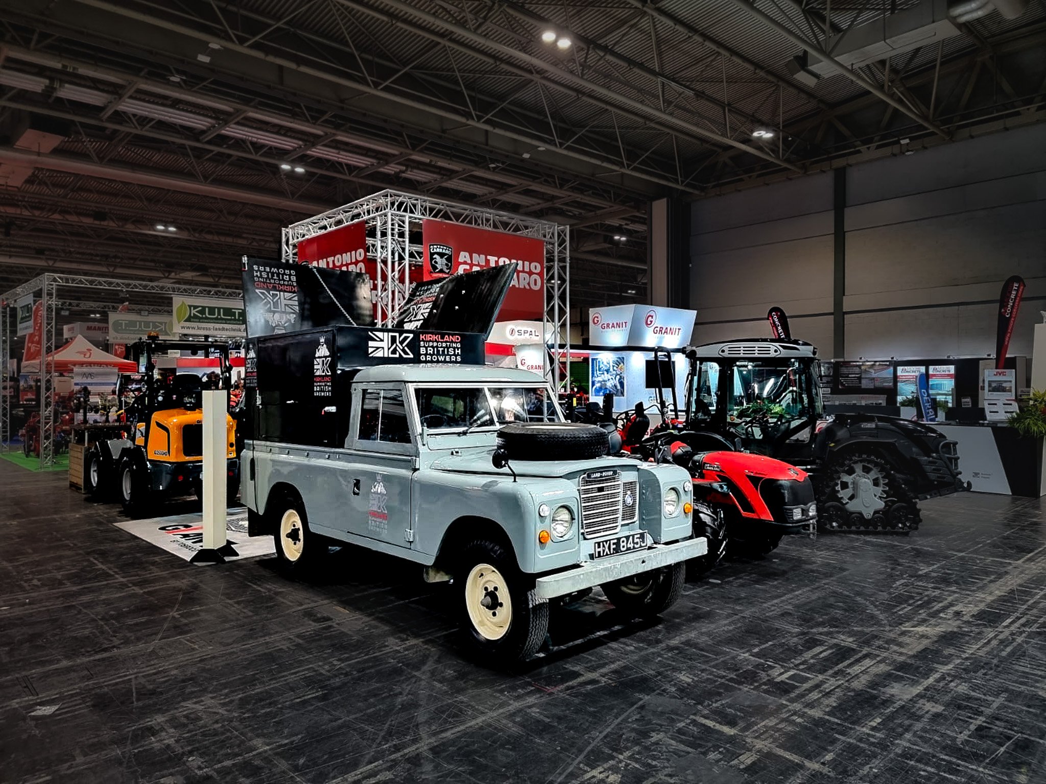 Landrover Show Display Stand at LAMMA by Kirkland UK 