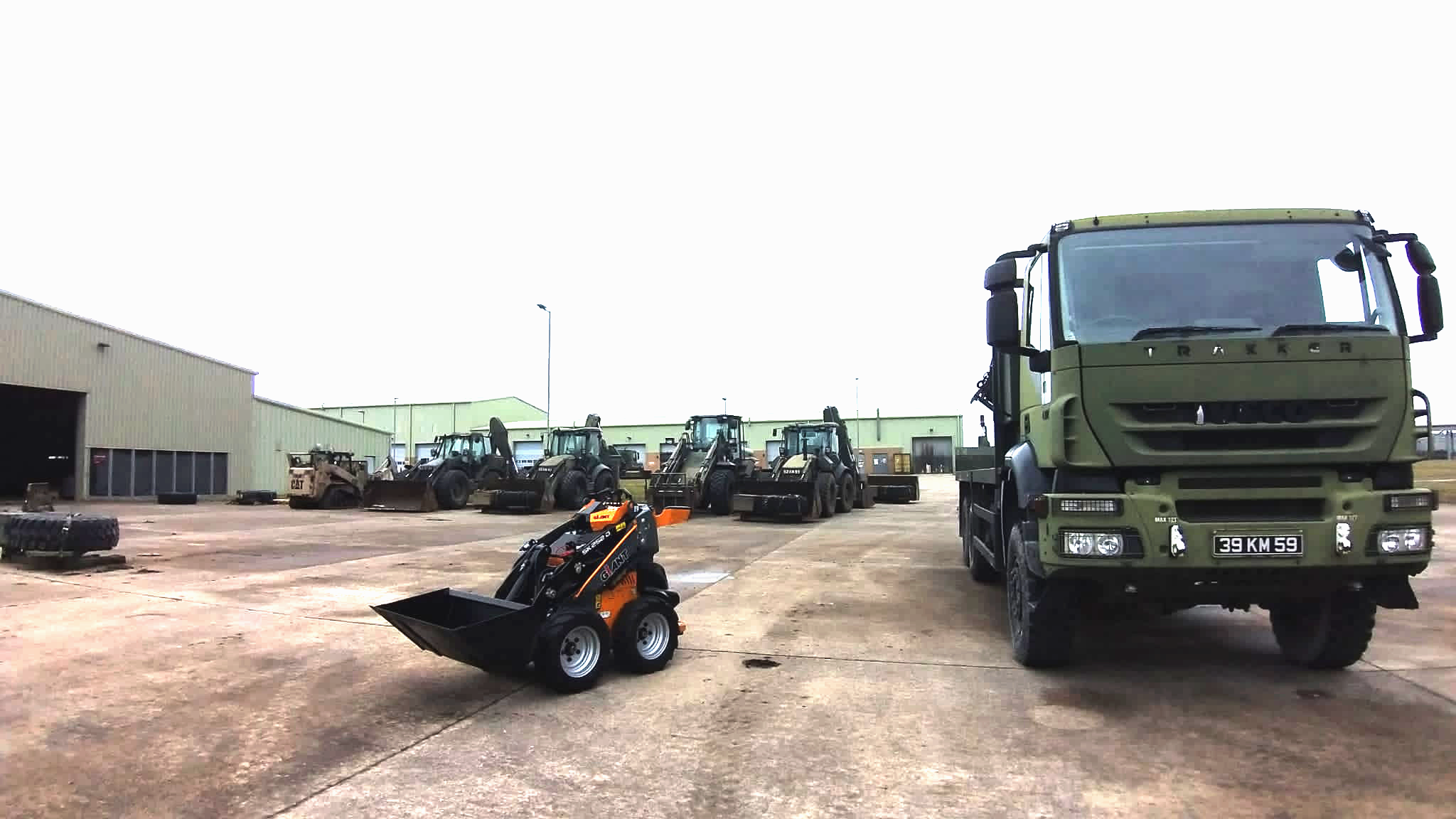 Skid Steer Delivered to the British Army! Kirkland