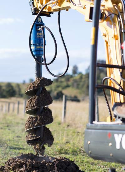 Auger Drive Unit C/W 65mm Round Shaft