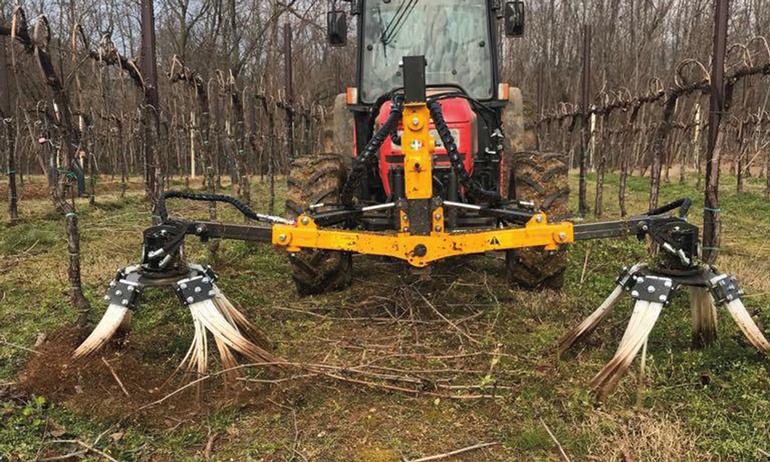 Sirio 2 Pruning Frame fitted with pruning sweeps by Orizzonti - imported by Kirkland UK