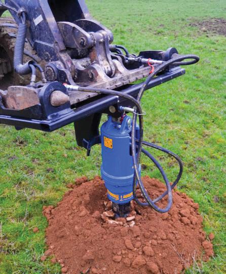 Auger Drive Unit C/W 65mm Round Shaft