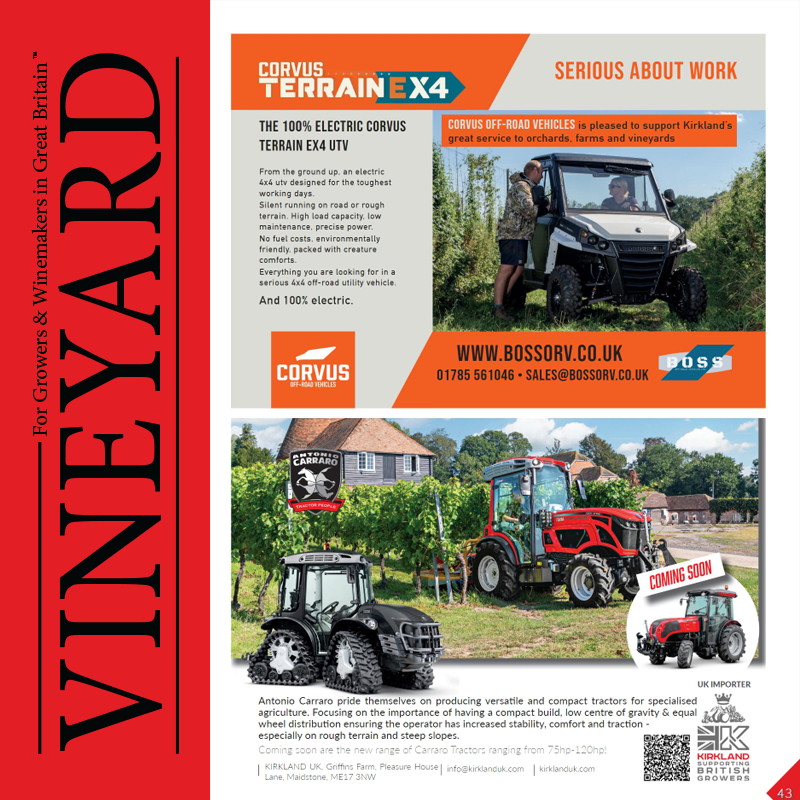 Kirkland uk featured in the vineyard magazine