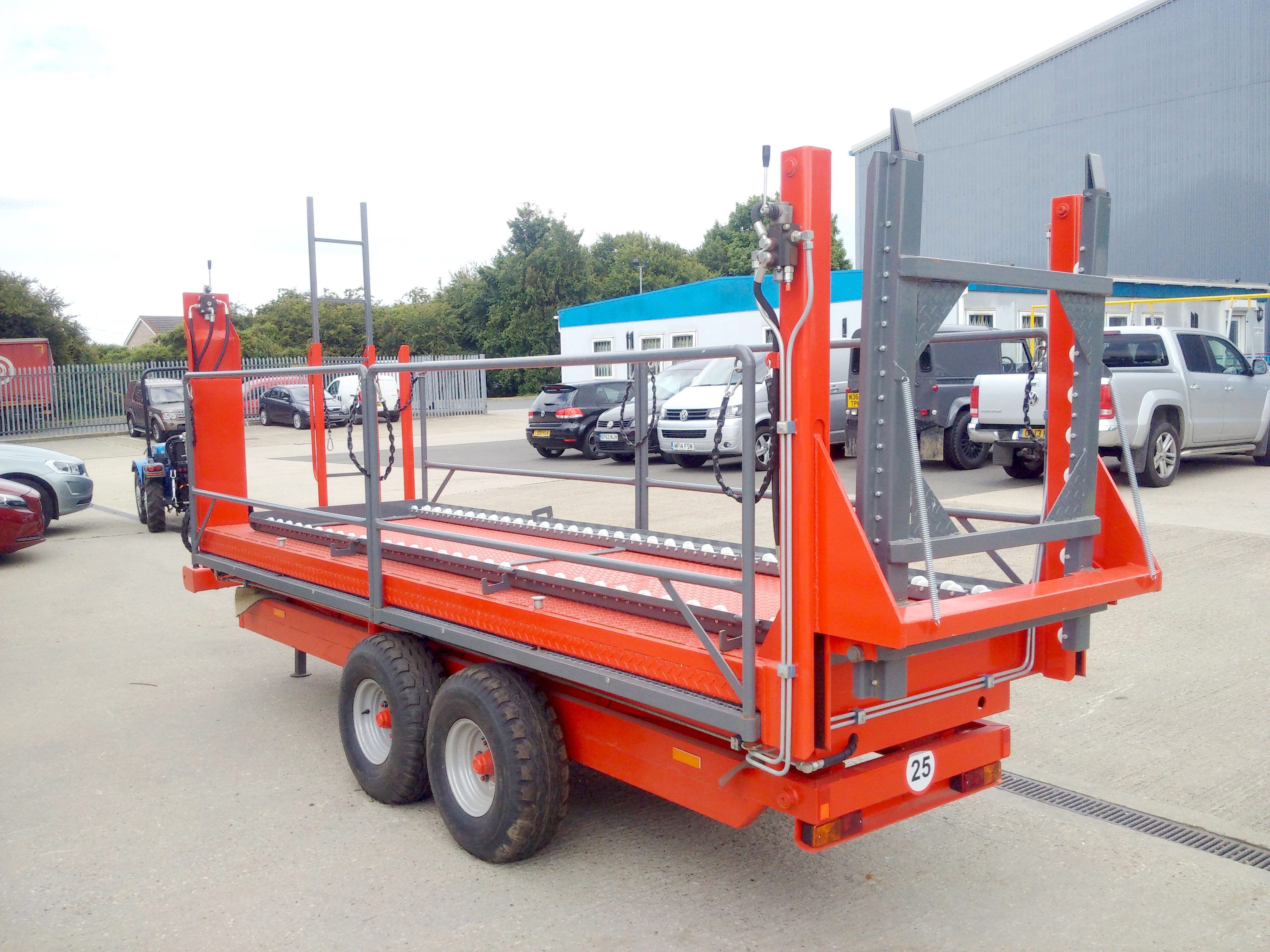 Orvin 3 Bin Trailed Platform - Twin Axle