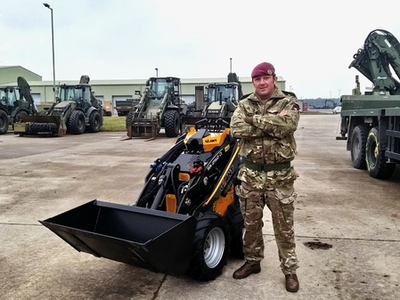 GIANT Skid Steer delivered to the British Army