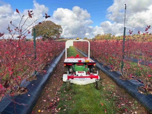 Burro Autonomous Robot in the field by Kirkland UK 