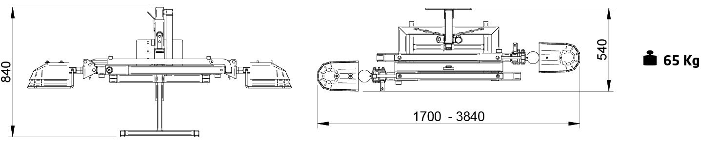 Orizzonti Mounted Weeding Bar