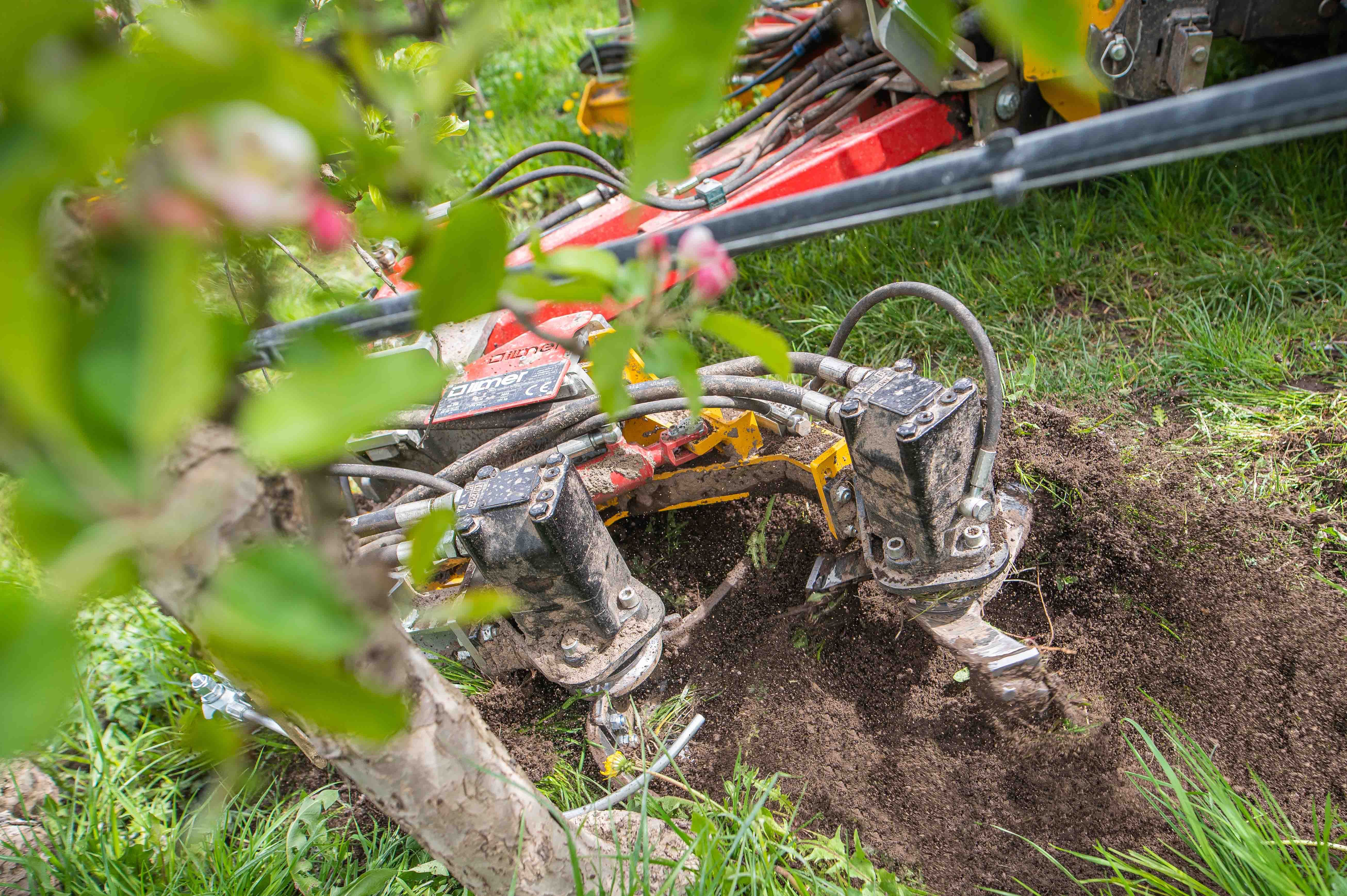 Ilmer Power Harrow for vineyard cultivation