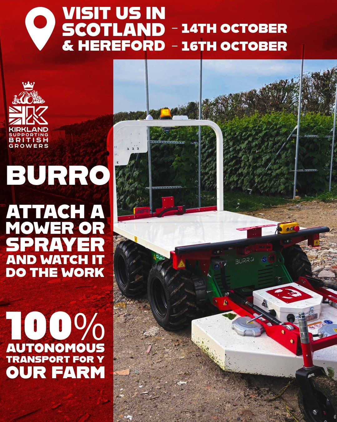Burro on show at kirkland demonstration event