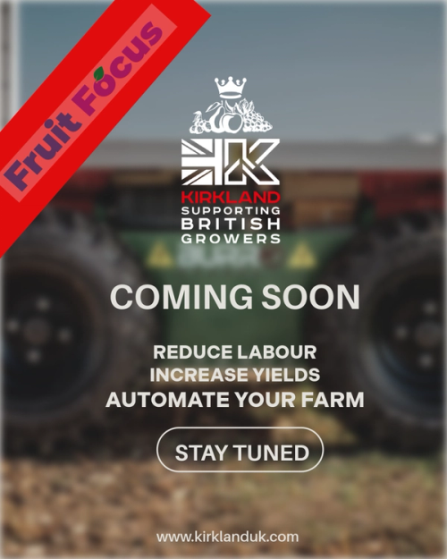 Kirkland UK Launch new machine at Fruit Focus
