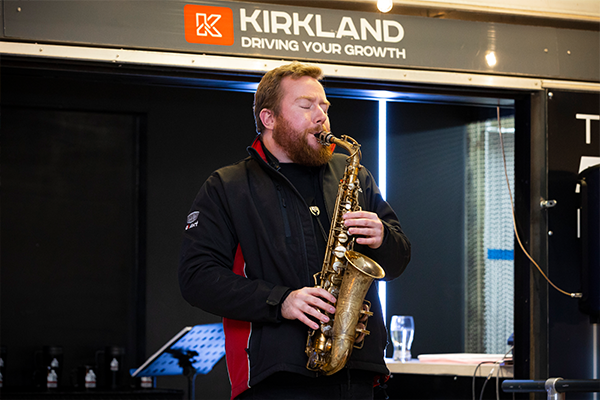 Live music at the Kirkland UK Open Day