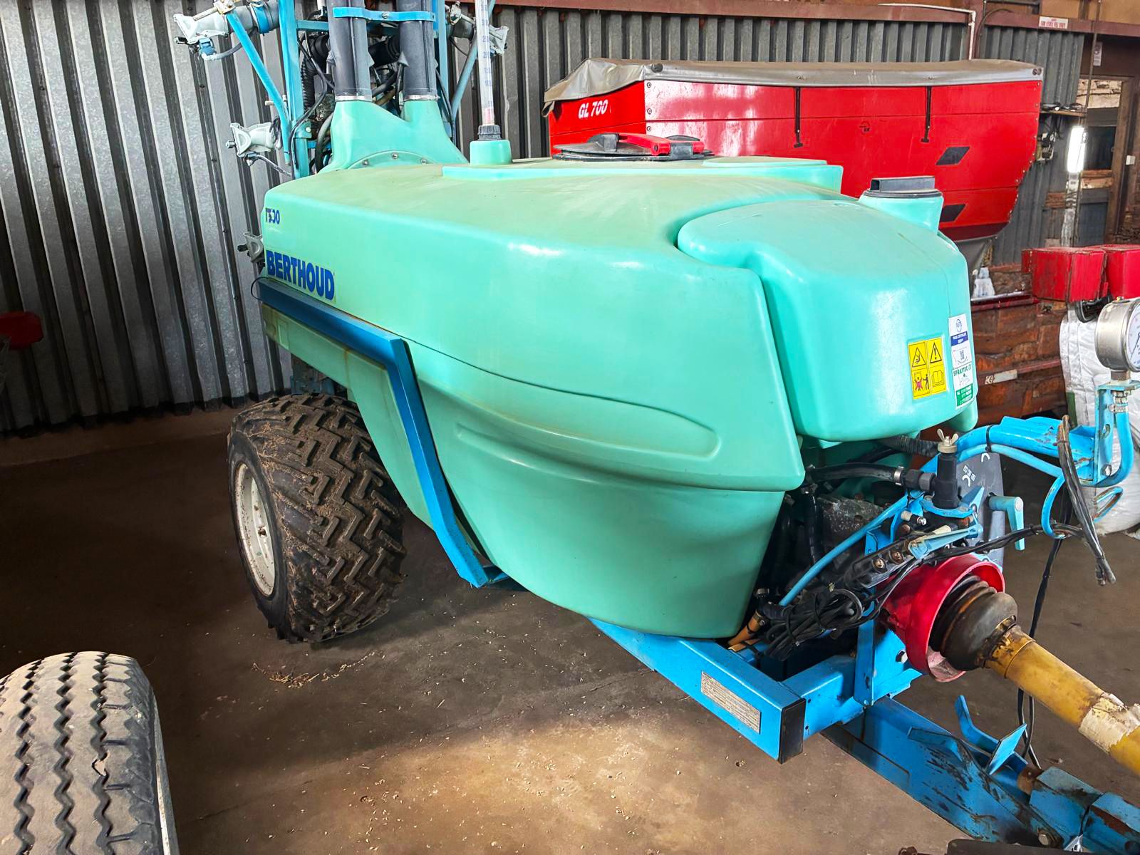 Berthoud 1500 Ltr Trailed Sprayer Used