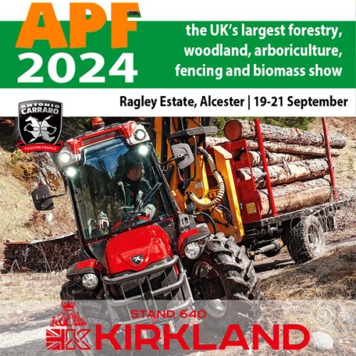 Kirkland UK at APF 2024 with Antonio Carraro Tractors