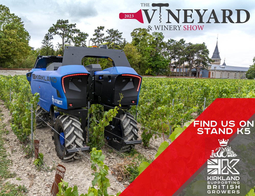 Vitibot at the Vineyard Show by Kirkland UK