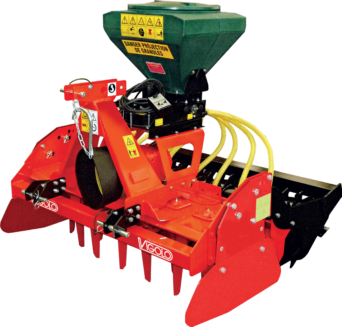 Vigolo Power Harrow Seeder from Kirkland UK 
