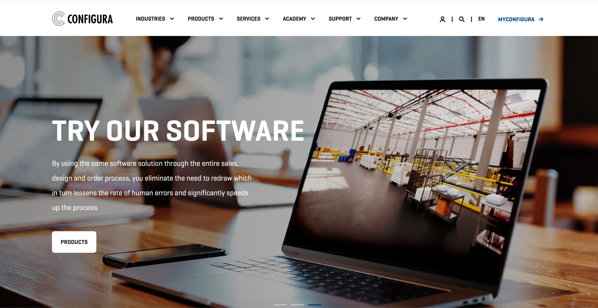 Configura CET Designer interface