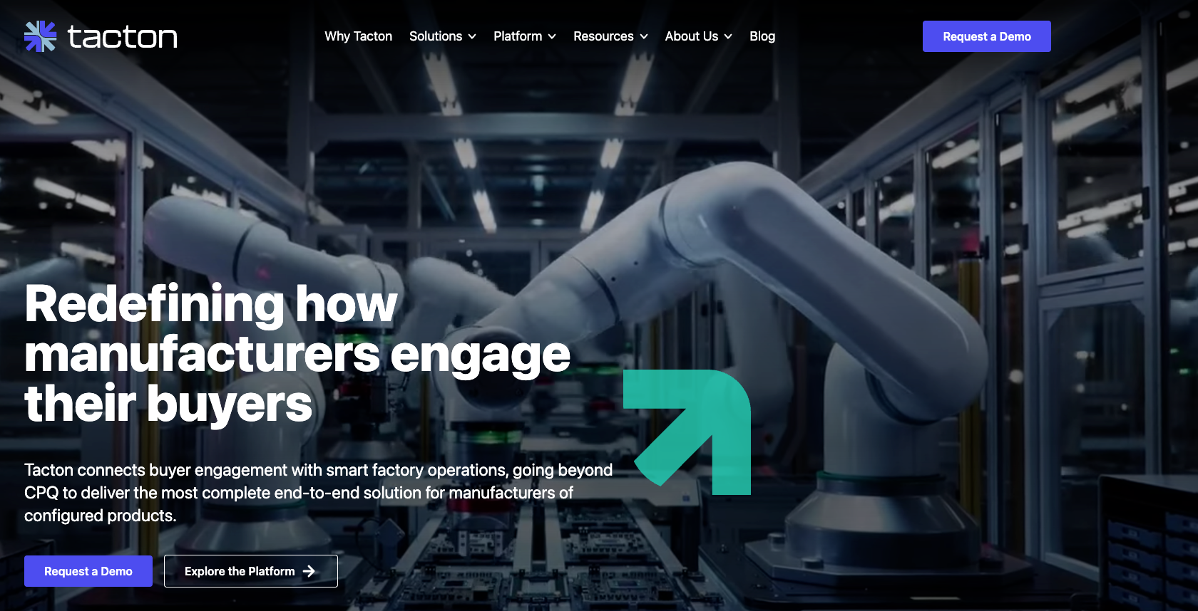 Tacton CPQ 3D product configurator interface